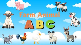 ABC Farm Animal Sounds Song N11T1 | Alphabet Animals Song for Kids | Fun Fusion