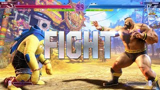 Street Fighter 6 🔥 itazan (Zangief) Vs Takagi (Blanka) 🔥 SF6 High Level Matches!