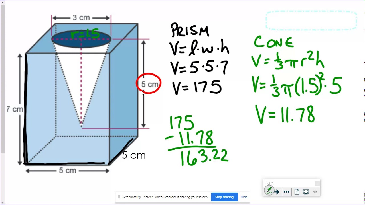 Volume Of Composite Figures - YouTube