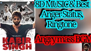 Kabir Singh Angry Mass Bgm || Kabir Singh Ringtone || Anger ringtone || Angry Ringtone For Boys ||