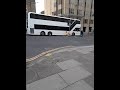 A blank white Lothian buses Enviro 400mmc XLB passing St Andrews square on route 7 to Newhaven.