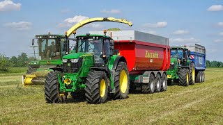 TRINCIATO ERBA MEDICA | John Deere 6r/7r/7780 | Alfa Alfa Silage