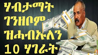 Rich people ሃብታማት ገንዘቦም ዝሓብኡለን 10 ሃገራት ዓለም