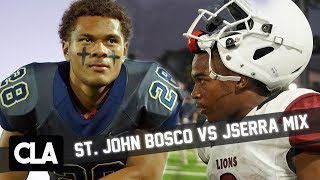 TRINITY LEAGUE INSTANT CLASSIC! St John Bosco vs JSerra Official @SportsRecruits Highlights