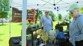 Art Profiles: Glass Art by Brian Miller at Brainerd's Arts in the Park I Part 6