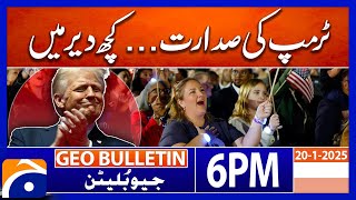 Trump to be sworn in as US president | Geo News 6 PM bulletin | 20 January 2025