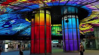 Amazing Light Dome at Metro Station in Taiwan (Kaohsiung) 🇹🇼 #taiwan #kaohsiung