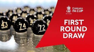 LIVE 2023/24 FA CUP FIRST ROUND DRAW!!!