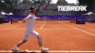 TIEBREAK - Roger Federer Vs Rafael Nadal I Buenos Aries Arena I Legendary AI (PS5)