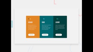 Responsive three column cards layout | HTML and CSS | Frontend Mentor Challenge