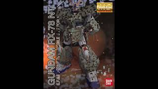 GUNPLA BOXArt Reproduction MG GUNDAM NT-1 ALEX Chobham armour ver1.5