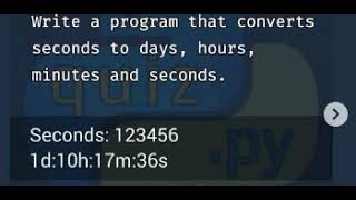 convert seconds into days hours minutes seconds@PYTHON