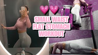 SMALL WAIST WORKOUT at Planet Fitness | Have you tried these exercises?