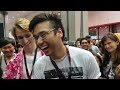 gigguk receives a gift at ax 2016