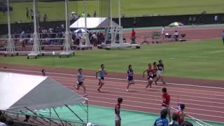 20170624中部陸協記録会男子100ｍ2組