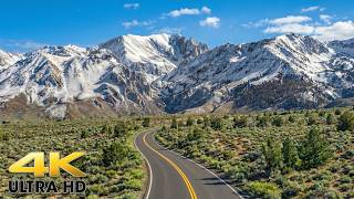 Is This California’s Most Beautiful Road Trip? Scenic Highway 395 Eastern Sierra Drive 4K