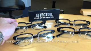 EFFECTOR の大人気サーモントブローモデル　delay 2・3 、treble(小金井市　眼鏡)