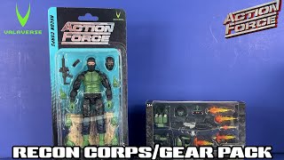 Valaverse Action Force Recon Corps Trooper/Gear Pack Review