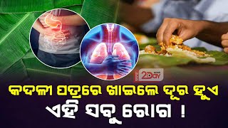 କେବଳ ଏକ ପ୍ରଥା ନୁହେଁ, କଦଳୀ ପତ୍ରରେ ଖାଇଲେ ଦୂର ହୁଏ ଏହି ସବୁ ରୋଗ! Odia News | Latest #bananaleaf #healthy