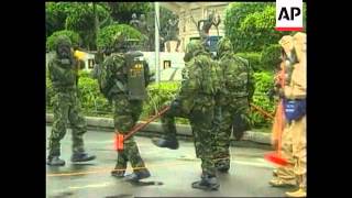 TAIWAN: TAIPEI: ANNUAL ANTI AIR RAID DRILLS