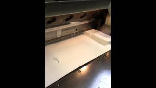 One minute papermaking - Guillotine action