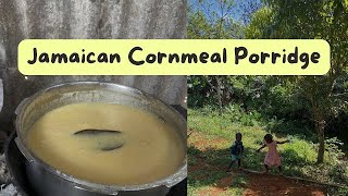 Why This Jamaican Mother Cooks Cornmeal Porridge For Her Family | Coalstove Coun