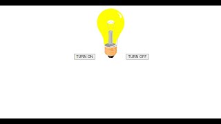 Bulb ON\OFF button with 2 lines of code |HTML|CSS|JS
