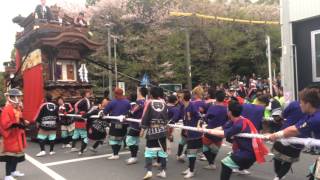 西組・敬神車  成石神社     坂下り