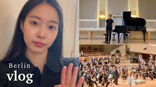 🇩🇪vlog | 6월의 베를린 음대생 브이로그🎹 | 학교연주, 필하모니, 한식당, 카페