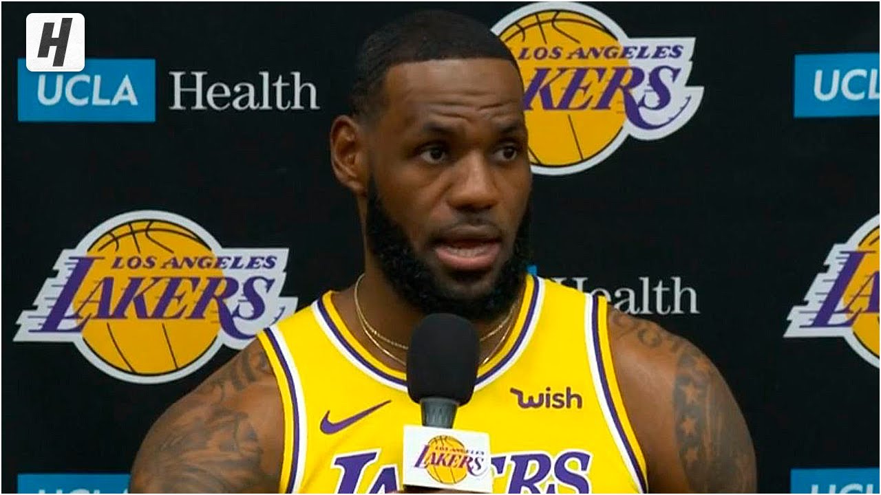 LeBron James Full Press Conference Interview | 2019 NBA Media Day ...