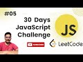 #Leetcode 2635 Implementing Array map 🚀 Day 5 👨‍💻 30Days of JavaScript Challenge LeetCode