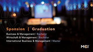 Graduation / Sponsion | MCI | The Entrepreneurial School® | 2023 | November | Part 4