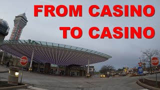 Driving Niagara Falls 🇨🇦 - Fallsview Casino To Casino Niagara And Back 🃏♠️♦️♣️♥️🎲🎰 4K