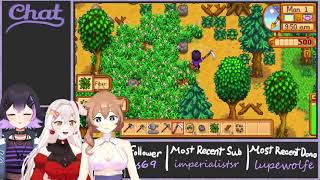 【AMONTI AND SOOYU COLLAB】first group collab! learning to farm with amonti sensei