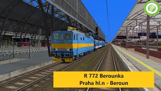 Open Rails | Trať BP | R 772 Berounka | ČD 362.078