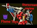 Flame Toys Starscream review