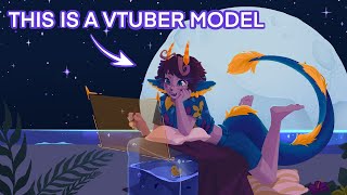 I made a posed vtuber model!