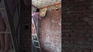 How to Stick Wallpaper​ , ​Home decoration with Stick Wallpaper​  part1191