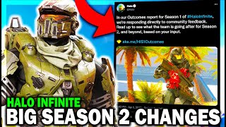 343 Confirm HUGE Halo Infinite Season 2 Changes!😲 (Halo Infinite Season 2 Changes Buffs, Nerfs)