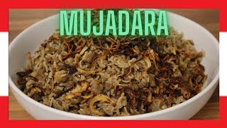 Mujadara / Mdardara, Lebanese Classic Recipe. Vegan Lentils And Rice