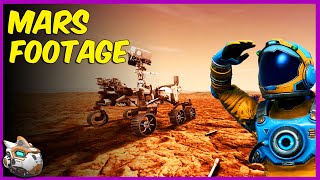 Rare Mars Perseverance Footage of No Man's Sky Player