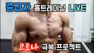 [12/16일 운동 LIVE] 맨몸운동 홈트레이닝 중급자 라이브 운동루틴!!