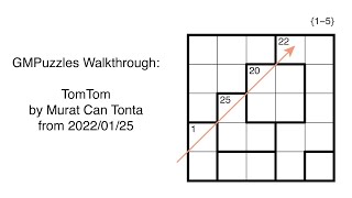 GMPuzzles - 2022/01/25 - TomTom by Murat Can Tonta