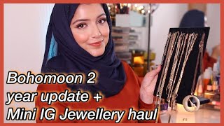 IG jewellery review 2 years later! Bohomoon +Mini IG jewellery haul - Nevaeh gold rings