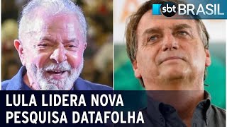 Datafolha: Lula tem 47% das intenções de voto e Bolsonaro, 33% | SBT Brasil (22/09/22)