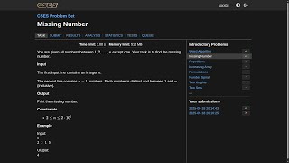CSES Problem Set Missing Number