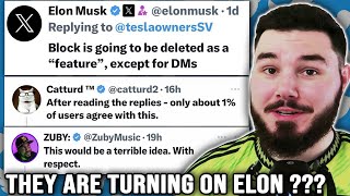 Conservatives TURN ON ELON after he makes DUMBEST Change to Twitter Yet