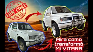 Faros negros rejilla todo para Vitara low cost