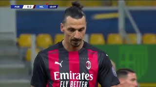 Zlatan Ibrahimovic Red Card vs Parma