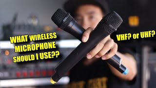 HOW to Choose & Setup a Good Wireless Mic on Mixer or Amplifier | Shure SH-388i | VHF vs UHF | VLOG